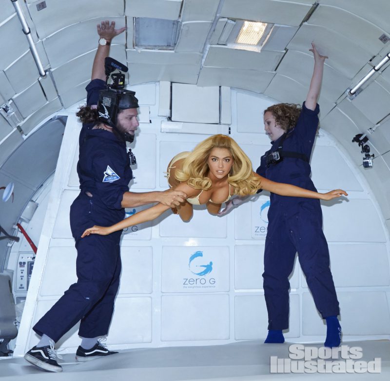 Kate Upton Floats Above You In Zero Gravity
