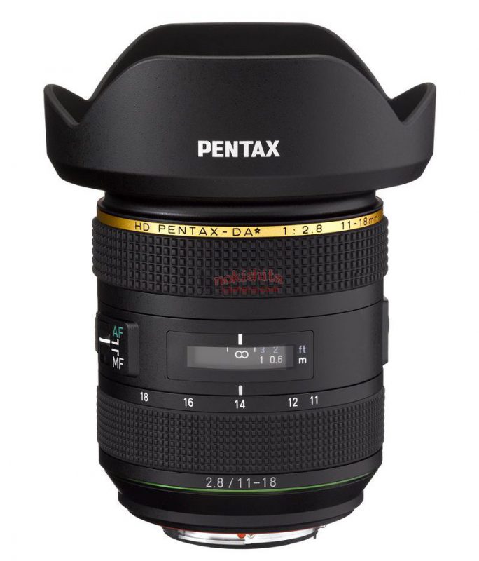 HD PENTAX-DA★ 11-18mm F2.8（フード付き）