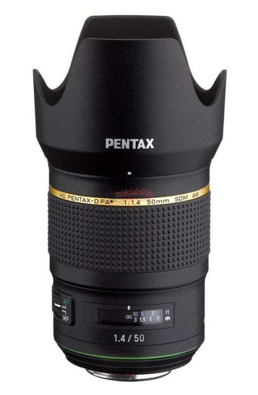 HD PENTAX-D FA★ 50mm F1.4 SDM AW（フード付き）